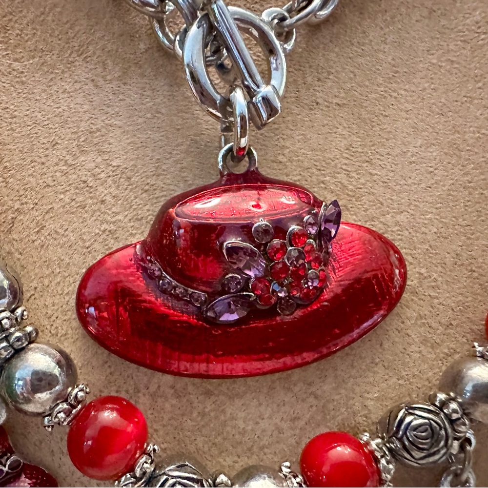 Red Hat Society jewelry collection - Picture 3 of 13
